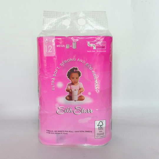 Silk Starr MegaRoll Toilet Paper - 6, 30 or 150 Packs