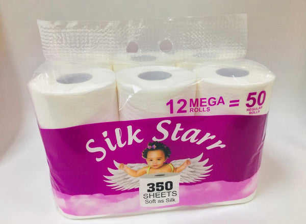 1 case of Silk Starr Toilet Paper (48 Rolls)  (SALE)